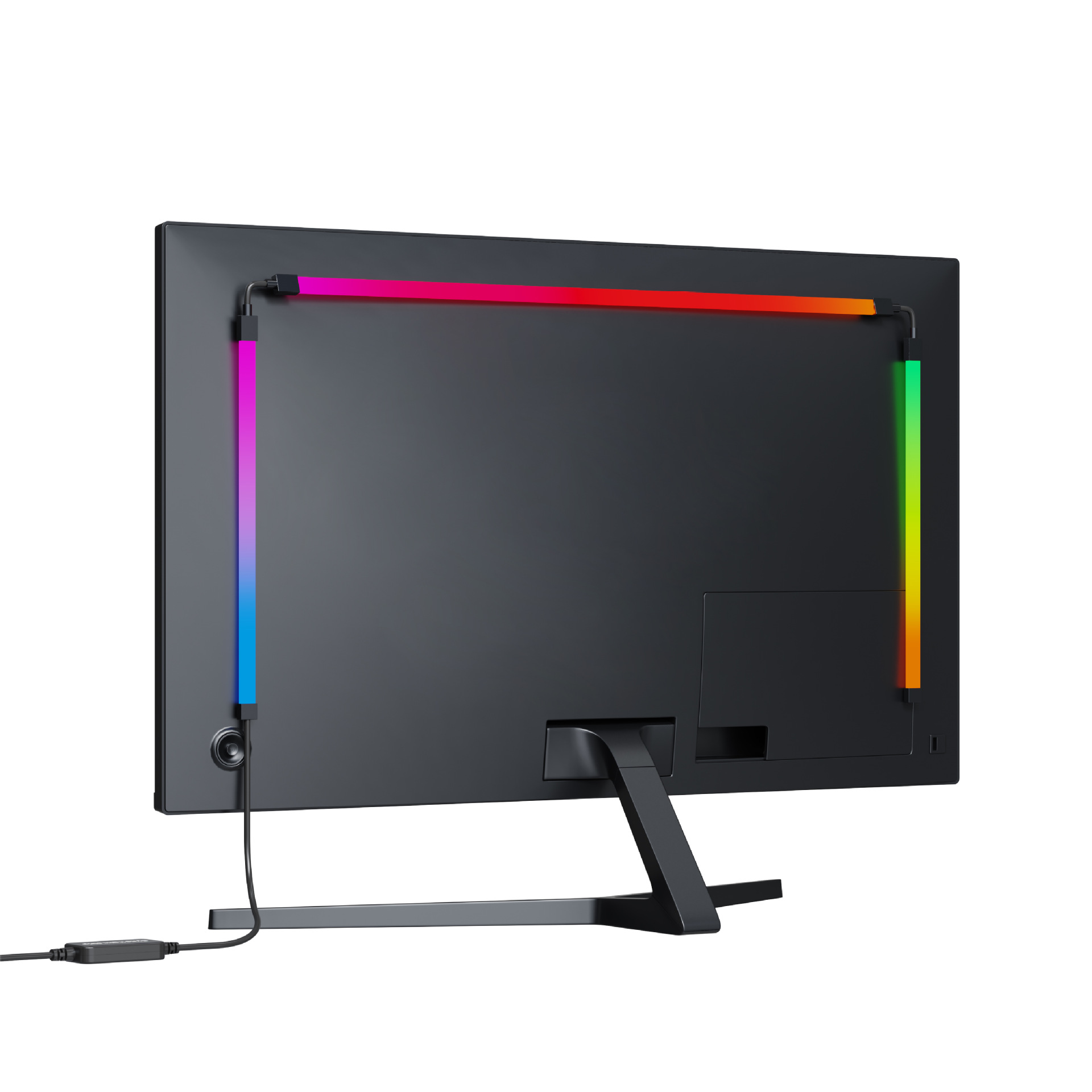 Computer Same Screen Ambient Light with Screen Synchronized Light Screen Sync USB Light Strip 32inch Light and Shadow