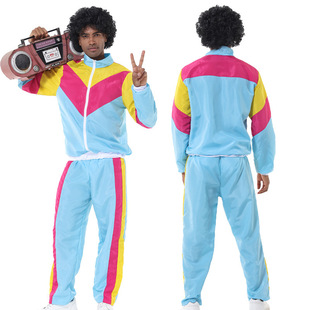 Halloween party Carnival cosplay clothing hip hop men and women couple performance Hip Hop clothing dance sportswear