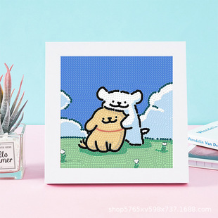 Новая детская алмазная живопись coolomi Cartoon Student ручной работы DIY маленькая рамка головоломка игра оптом