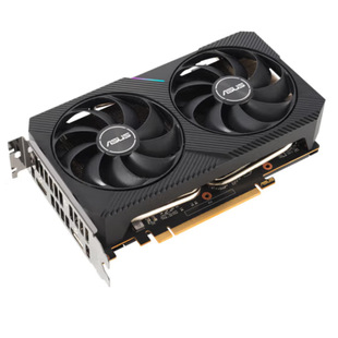 DUAL RX6500XT OC 4G Snow Leopard Настольный игровой компьютер AMD видеокарта вместо 1660super