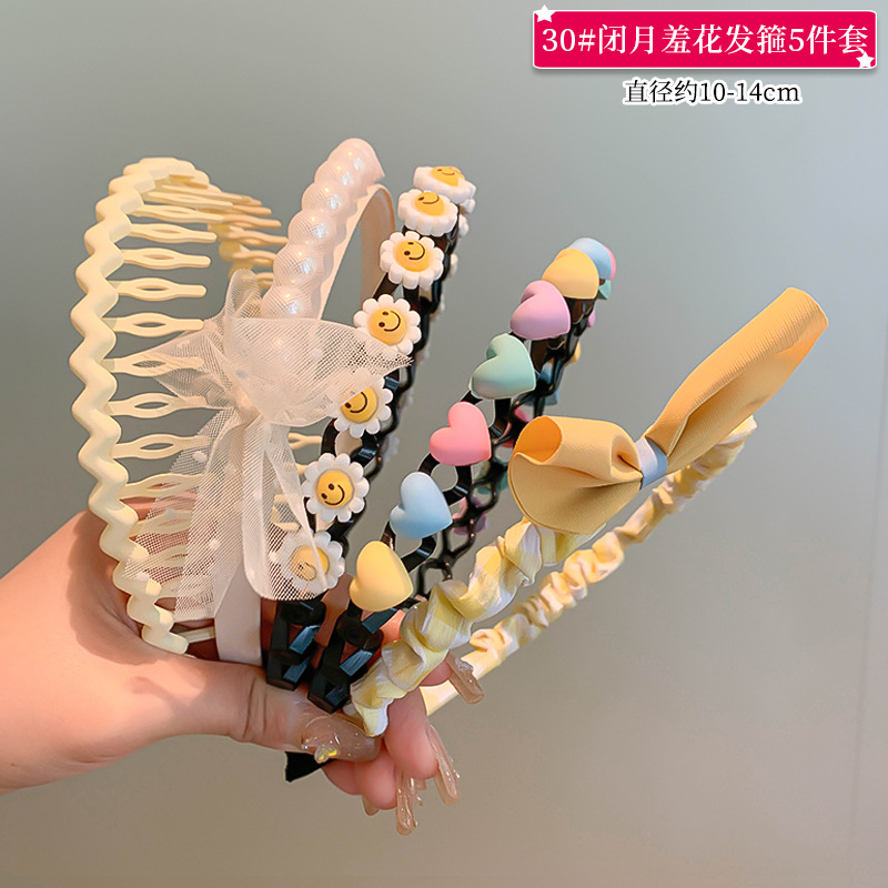 Children's Hairbands for Girls, Non-Slip Toothed Hair Clips, 2026 New Style Hair Accessories for Managing Stray Hair, Hairpins, Girls' Headbands, Hair Accessories