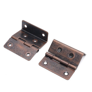 Factory wholesale furniture flat hinge two-fold plywood hinge kitchen cabinet wardrobe door and window hinge antique hinge