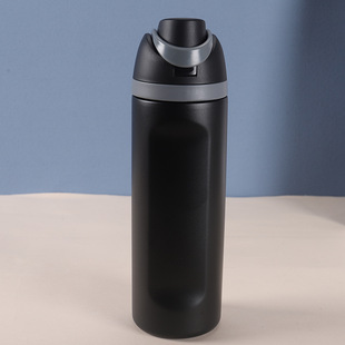 Cross-border Explosions 304 Stainless Steel Thermos Vacuum Leak-proof Double Drinking Cup with Handler Outdoor Portable Sports Water Cup
