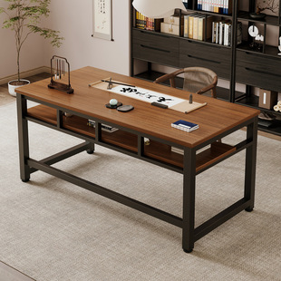 Desk Calligraphy Desk Brush Writing Practice Desk Student Home Calligraphy and Painting Desk Tutoring Class Painting Desk Training Computer Desk