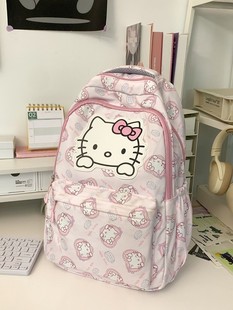 KT Cat Schoolbag Kulomi Backpack Holiday Bag Travel Backpack Large Capacity Backpack Casual Backpack
