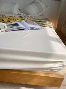 Quick Group Solid Color Double-sided Available Brown Mat Bed Cover Fully Enclosed Dust-proof Non-slip Simmons Tatami Plain Protective Cover
