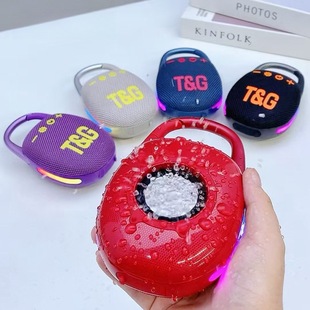 Открытый водонепроницаемый портативный с самоходной пряжкой TG447 Bluetooth динамик модный подарок TWS сабвуфер малого звука