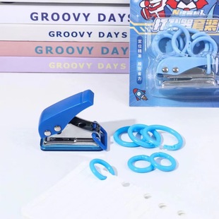 N-dimensional Superman Mini Hole Puncher to be no. 1 Manual Hole Puncher Ring Student Booklet Puncher