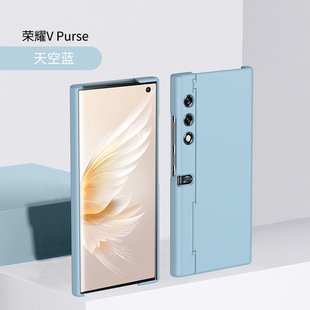 Простой деловой человек, креативное ощущение кожи, применимый кошелек Honor V, складной чехол для телефона, мужской и женский защитный чехол, модный