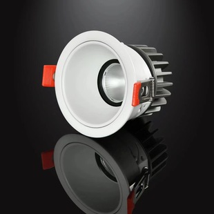 Intelligent dimming led spotlight embedded household COB deep cup anti-glare hill full spectrum living room ceiling downlight