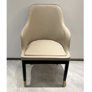 Hotel Dining Chair Club Restaurant Villa Chair Stool Dining Table and Chair Solid Wood Bentley Chair Lobby Home Sales Office