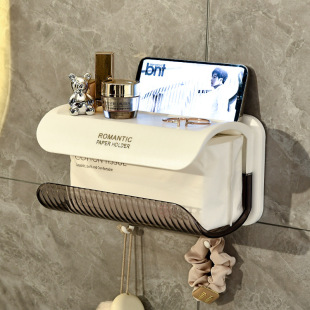 Toilet Washcloth Storage Box Toilet Paper Box Wall-mounted Toilet Tissue Box Advanced Creative Paper Box