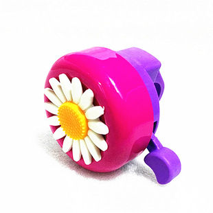 Factory wholesale bicycle bell accessories chrysanthemum car Bell with flower decoration gift small Bell in stock