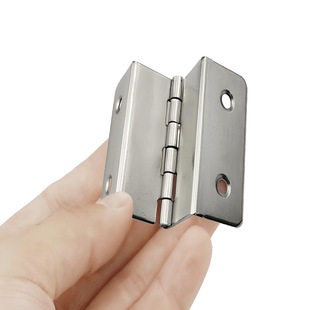 Four Folding Iron Hinge Engineering Cabinet Door Double Bend Hinge Connector Antique Black Hinge Furniture Hinge