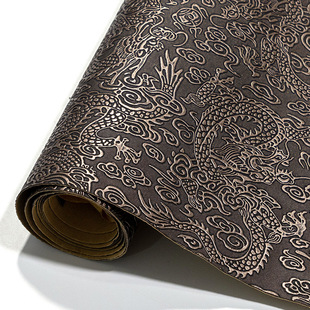 Dragon Pattern Printed Leather Self-adhesive Leather Repair Sticker Furniture Sofa Bedhead Skin-off Repair Pattern Self-adhesive Sticker