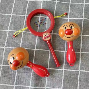 Anpanman ручная погремушка для новорожденных, успокаивающая игрушка для детей 0-12 месяцев, захватывающая песок, молоток, дропшиппинг
