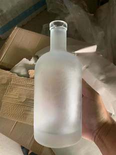 Водка Прозрачная Ликерная Стеклянная Бутылка Герметичная Бутылка Фруктового Вина Пустая Бутылка Сливового Вина Бутылка Напитка Льда Бутылка Вина Оптом