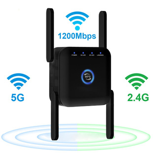 AC24 двухчастотный ретранслятор усилитель сигнала Wi-Fi 1200 м беспроводной через настенный маршрутизатор Wifi Repeater