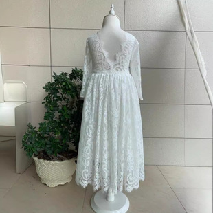 2022 girls New party princess dress lace dress a generation of hair