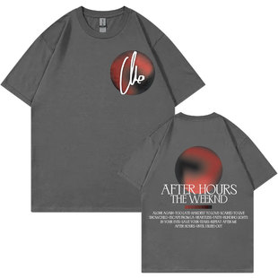 Rapper The Weeknd After Hours Double Sided Graphic T Shirts