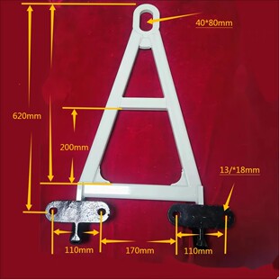 Hot selling car manufacturer Zhengzhou BYD station appliance turnover car material rack special heavy towing hook towing hook