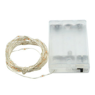 Cross-border battery box USB copper string light cake decoration gift box led string light Christmas decoration copper wire light colored lights