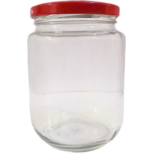 High Temperature Resistant Glass Sealed Jar Food Grade Large Capacity Storage Bottle with Lid Kitchen Storage Jar Moisture-proof Leak-proof Design