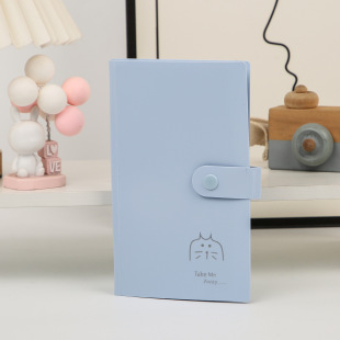 Family Photo Collection Book Transparent Card Bag Small Card Collection Book Learning Collection Book Simple Portable Card Book