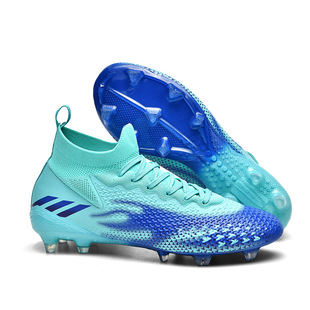 Cross-border Putian Football Shoes Men's High-top Spike Shoes Boys Training Lawn Sports Children's Football Shoes Wholesale