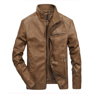 Factory foreign trade Men's Clothing Spring and Autumn new men's motorcycle thin leather jacket handsome casual youth jacket jacket