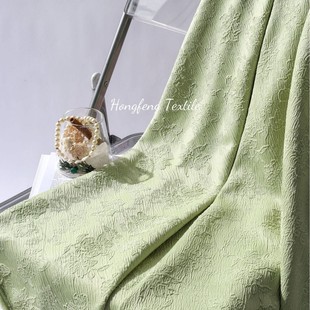 Полная полиэфирная имитация жаккардовой ткани 190 г Hanfu рельефная выпуклая национальная ткань новый китайский стиль ткани
