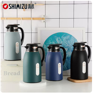 Clear water SM-1192 thermal pot household kettle thermal bottle hot water bottle red liner vacuum glass pot