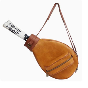 Tennis Bag Badminton Bag Backpack Adult Shoulder Retro Bag Male Student Female Student Crossbody Sports Backpack