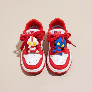 Children's Library Rabbit Boys' Altman Board Shoes Spring and Autumn 2023 New Lightweight Large and Large Children's Low-top Sneakers