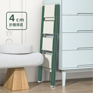 Kentai Household Folding Ladder Indoor Herringbone Ladder Telescopic Ladder Aluminum Alloy Multifunctional Ladder Three-step Portable Stair