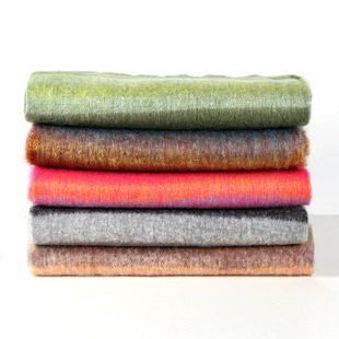 Explosive Korean striped women's scarf autumn and winter high-end sense pull wool warm shawl scarf student couple long