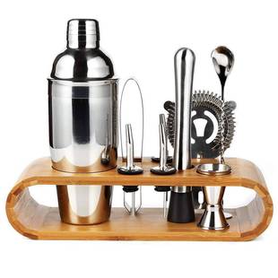 25 years new cross border bartending suit bar stainless steel hand crank shaker cocktail shaker suit