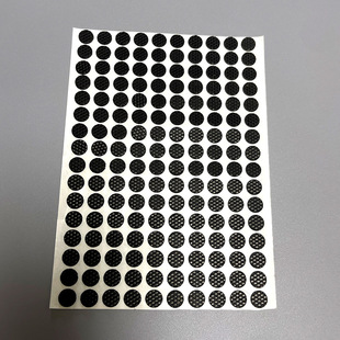 Ming non-slip silicone foot pad self-adhesive damping rubber gasket furniture anti-collision mesh surface silicone pad sealing silicone pad