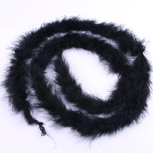 Turkey Tops Colorful Feather Strip Clothing Car Anti-Slip Mat Home Accessories diy Handmade Christmas Decoration