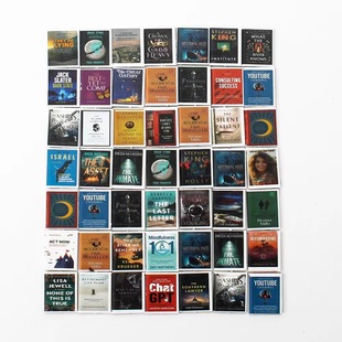 Мини-книга Карманные ins Anxiety Bookshelf 2024 Беспокойство Книжная полка | Встряхните свое беспокойство