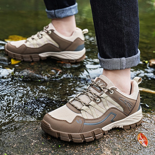 Hiking Shoes 2023 Spring and Autumn New Women's Autumn Outdoor Hiking Shoes Men's and Women's Shoes Lightweight Sports Breathable Couple Hiking Shoes