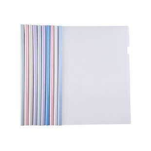 a4 pull rod folder Folder pull rod pull rod clip transparent thickened resume student test paper folder material storage book