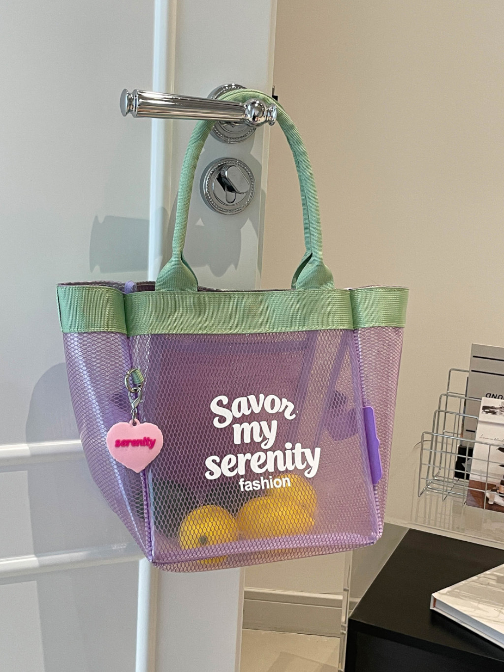 Lunchbox bag, leopard print tote bag for women, 2026 new style, transparent waterproof tote bag for office workers, jelly bag.