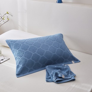2024 new old fashioned terry pillow towel old Shanghai old pillow towel non-slip dirty pillowcase