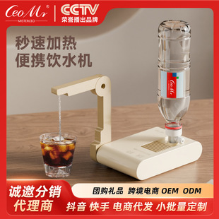Small Mini Portable Quick Hot Water Dispenser Outdoor Travel Desktop Cross-border Foreign Trade Desktop Instant Hot Home