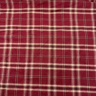 21S Yarn-dyed Twill Scrub Plaid Men's and Women's Shirt Cloth Ins Style Pattern dress Plaid in stock