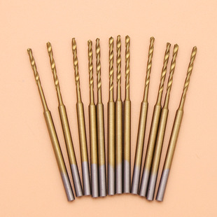 2.35mm twist drill titanium plated fixed handle gold and silver jewelry drilling amber beeswax reamer reducing high speed steel