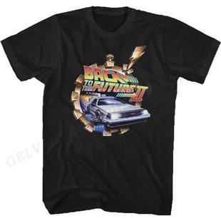 Back to the Future T-Shirt Printed Men and Women Fashion Hip Hop Street Costume Short Sleeve plus size T-Shirt