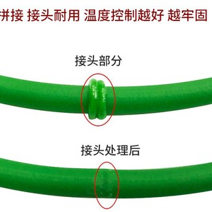 Polyurethane PU round belt roller elastic belt green rough red smooth belt EML02/MBT transmission belt