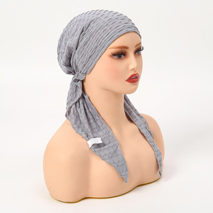 AliExpress новый многоцветный пузырь изогнутый шапка мусульманское полотенце шляпа женская шляпа джепа спот оптом
